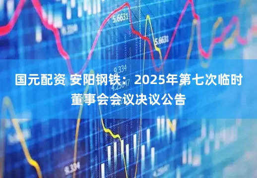 国元配资 安阳钢铁：2025年第七次临时董事会会议决议公告